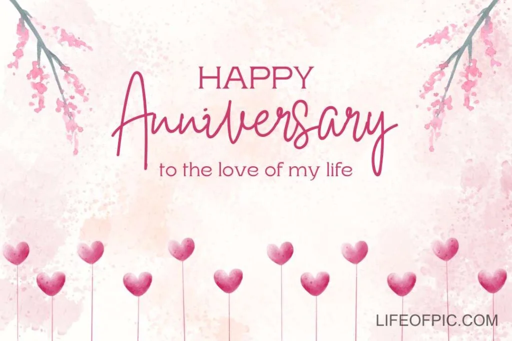happy anniversary wishes with heart background - happy anniversary images
