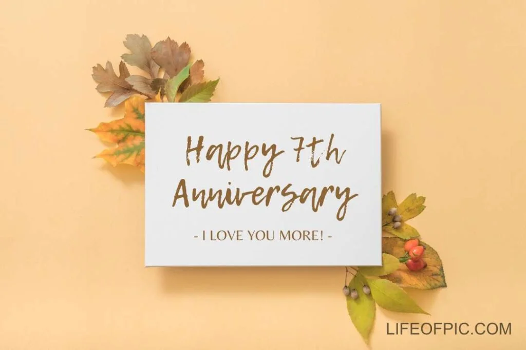 happy 7th anniversary wishes - happy anniversary images