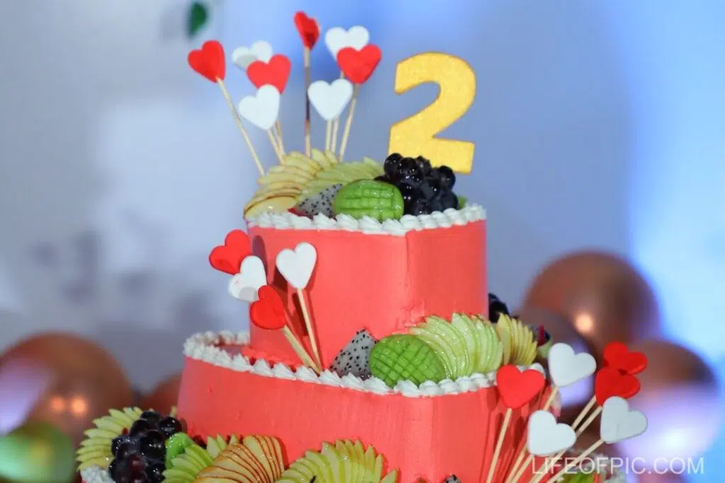 A Safari Themed Three Tier Birthday Cake