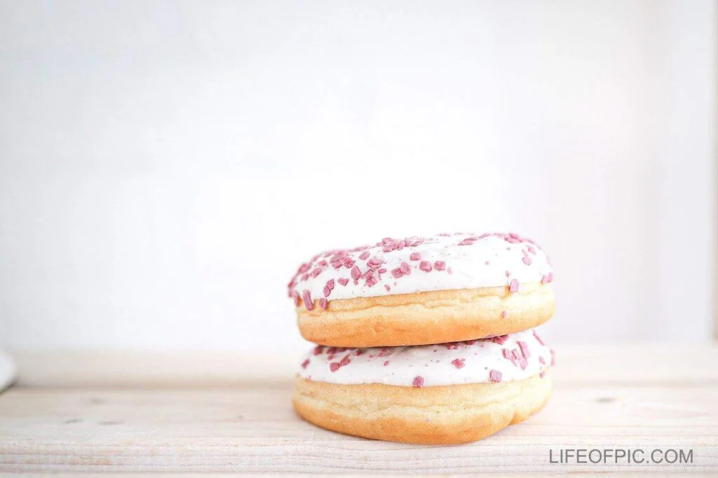 Donuts with Pink Sprinkles - Donuts Images