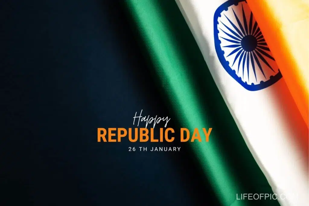 A close up of a flag Republic Day - happy republic day images