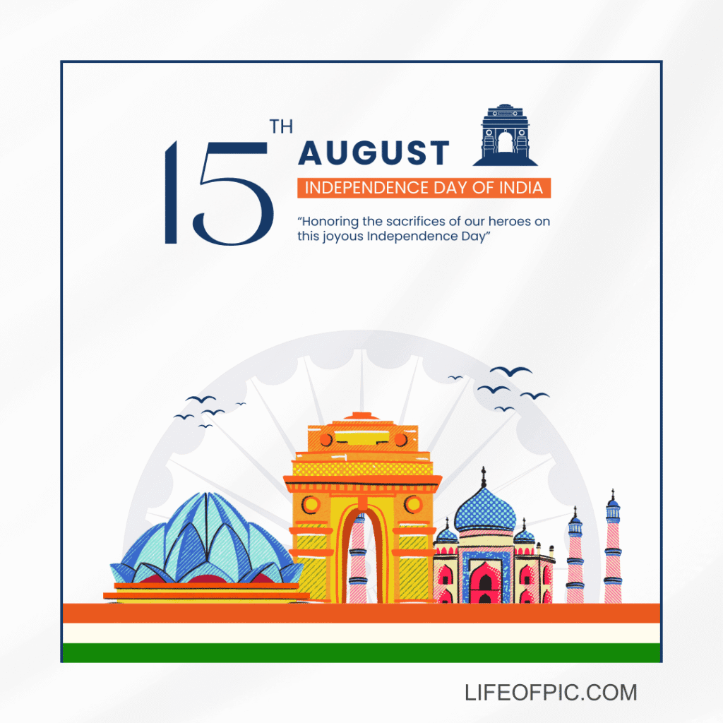 Colorful wallpaper for India Independence Day - Happy Independence Day Images